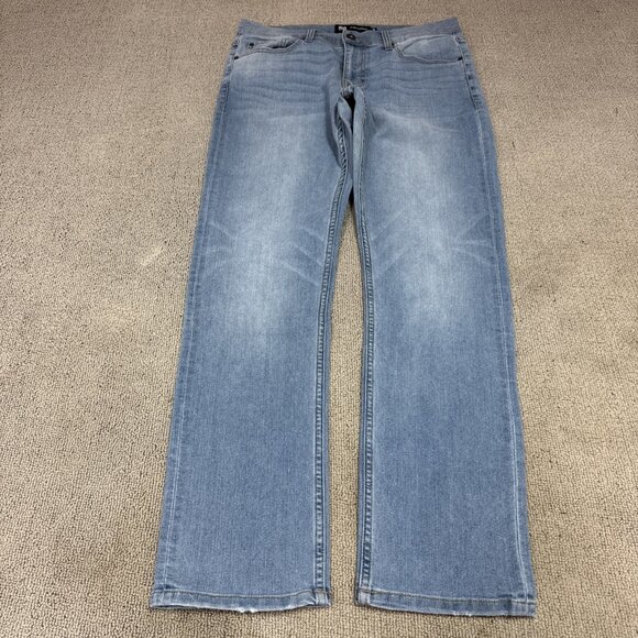 RSQ Jeans Slim Straight Blue Pockets Men’s Size 30x32 - Picture 1 of 12